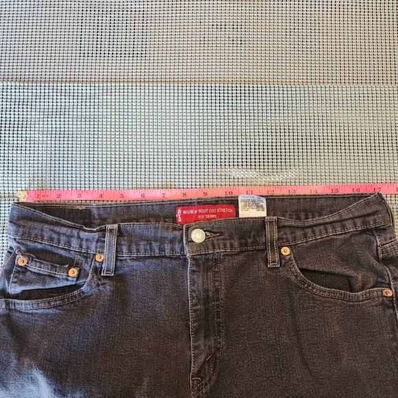 Levi's Nouveau Boot Cut Stretch | Sz 16 Miss M | Black Jeans 34W - Picture 9 of 10